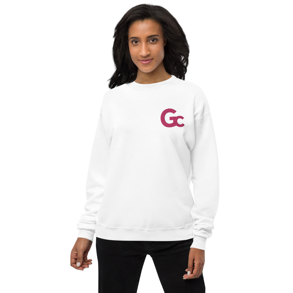 Large Emb GC Logo Unisex fleece sweatshirt