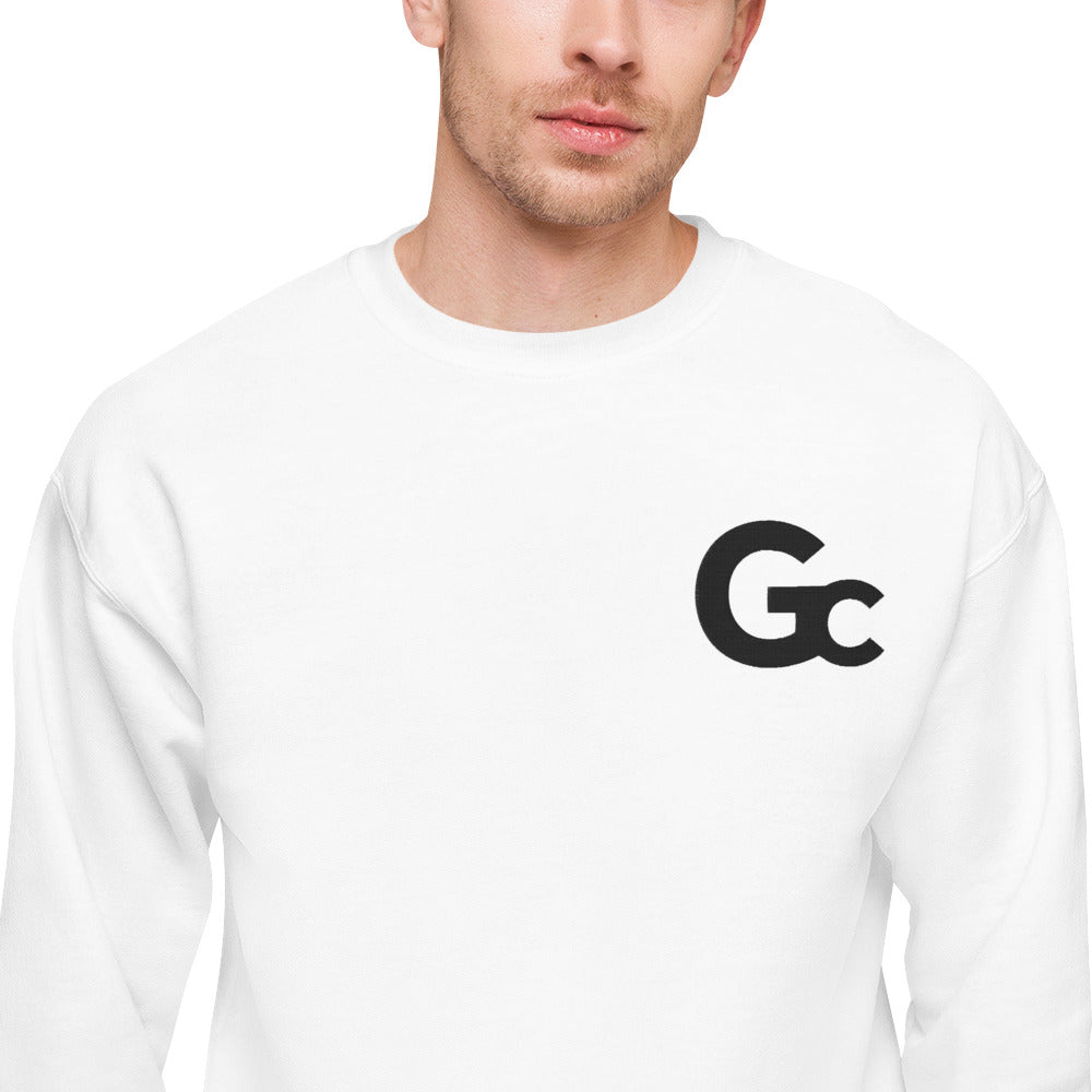 Large Emb GC Logo Unisex fleece sweatshirt