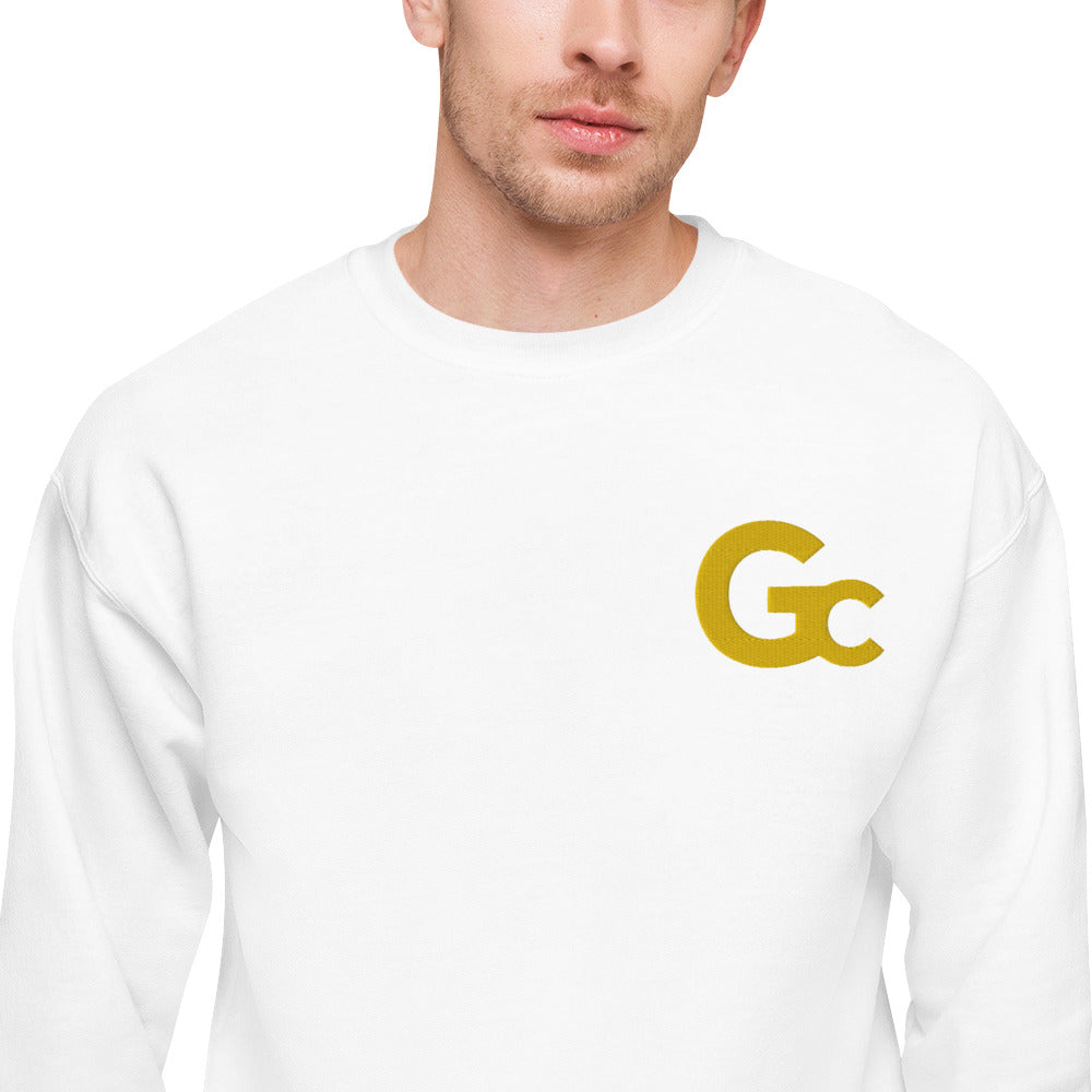 Large Emb GC Logo Unisex fleece sweatshirt