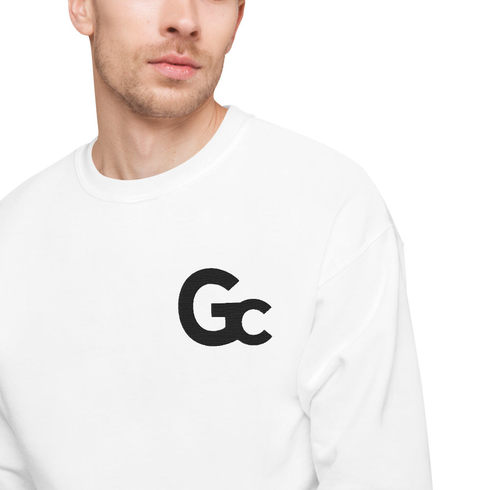 Large Emb GC Logo Unisex fleece sweatshirt