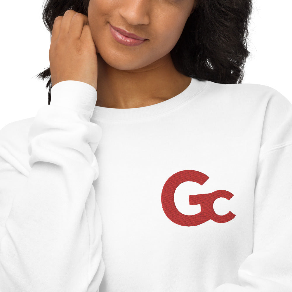 Large Emb GC Logo Unisex fleece sweatshirt