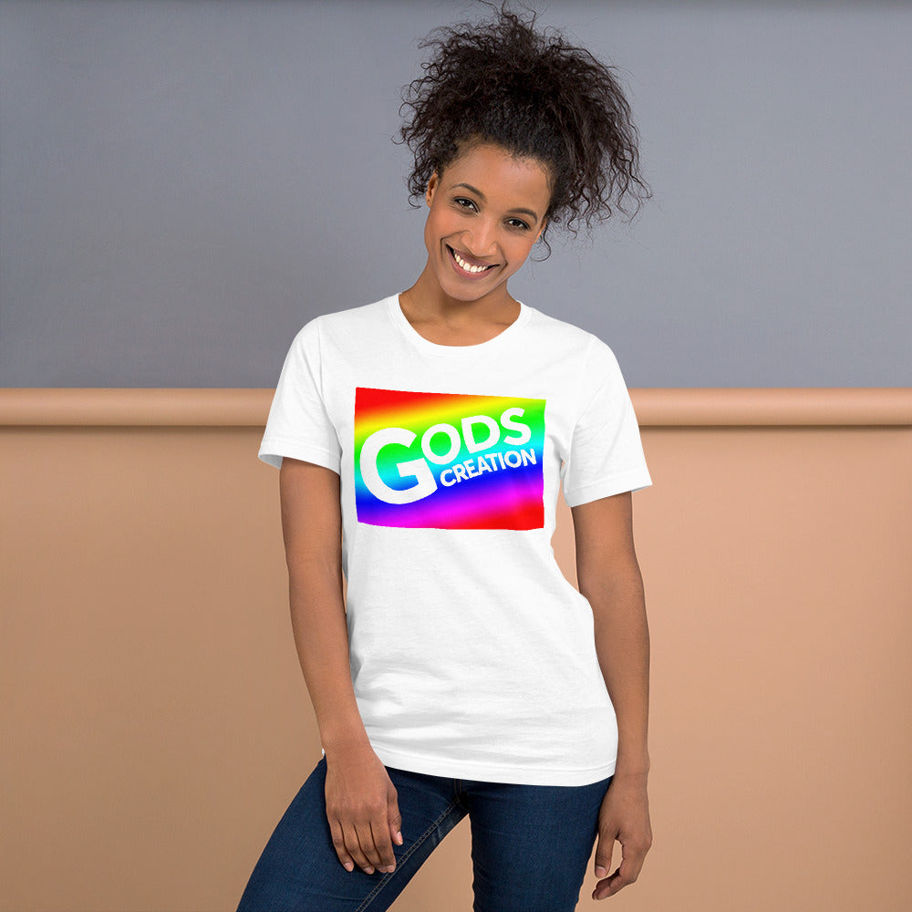 Rainbow Gods Creation T Shirt