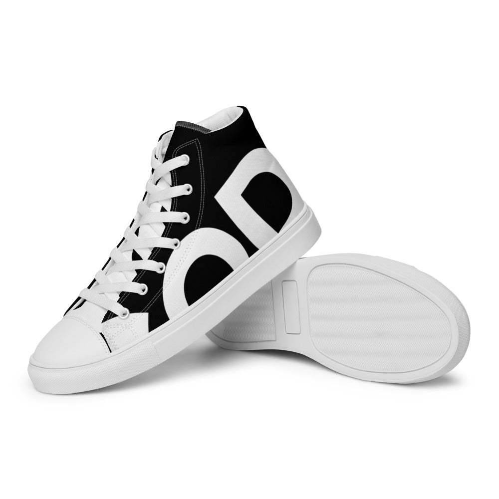 Women’s high top canvas shoes