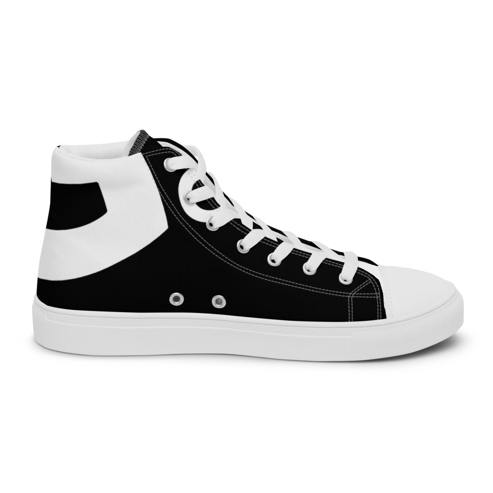 Women’s high top canvas shoes