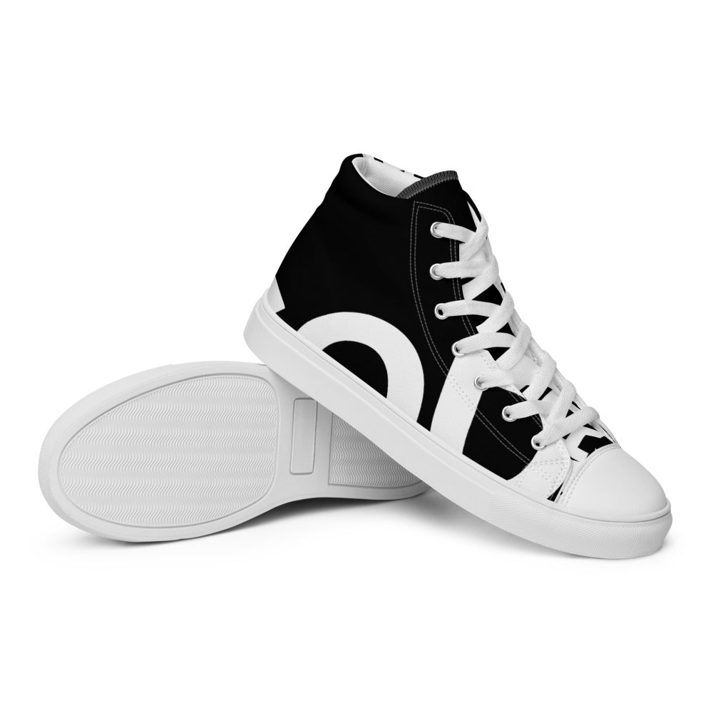 Women’s high top canvas shoes
