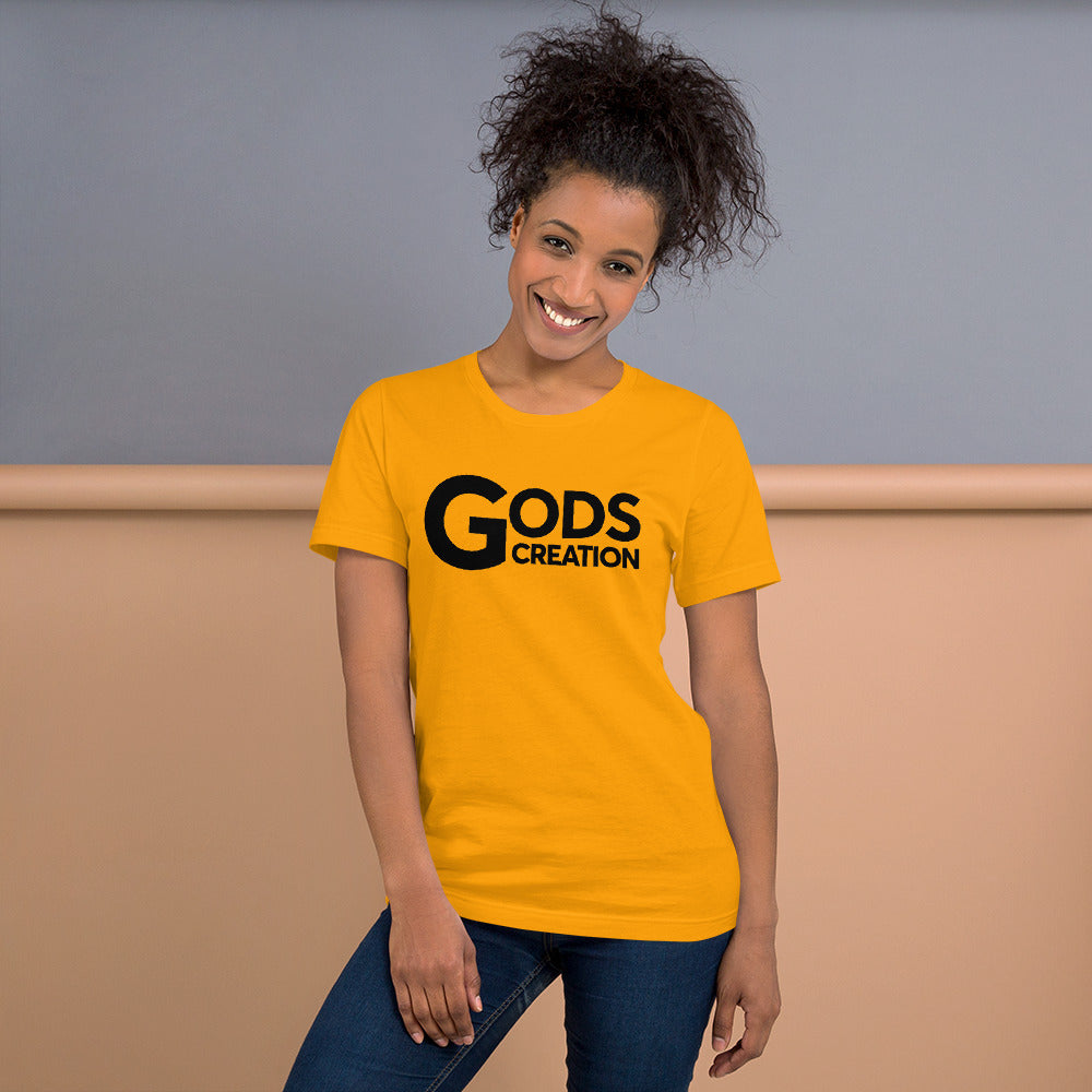 Gods Creation T-Shirt Female Black Sign