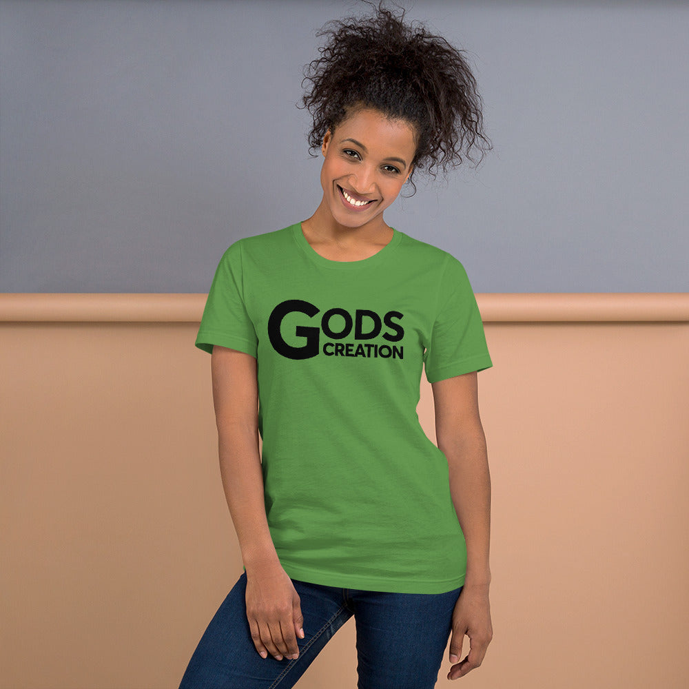 Gods Creation T-Shirt Female Black Sign