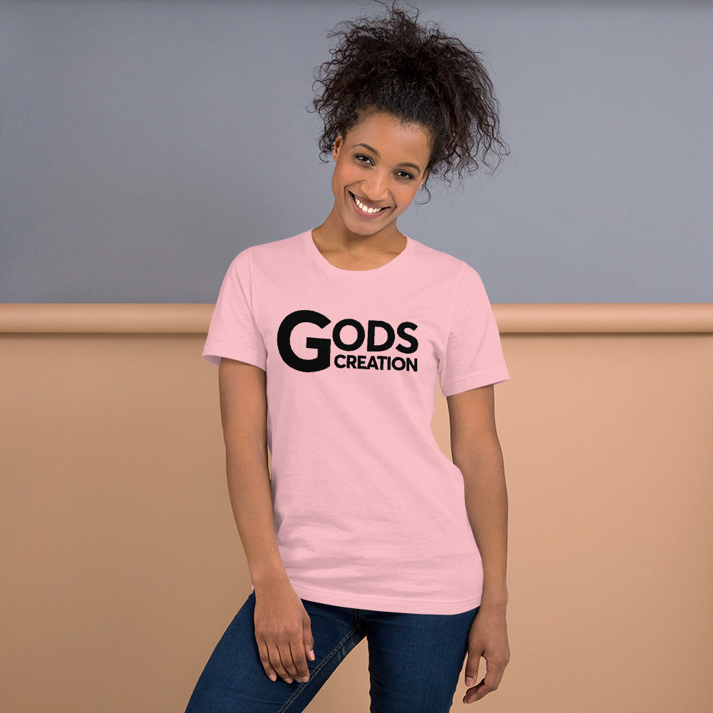 Gods Creation T-Shirt Female Black Sign