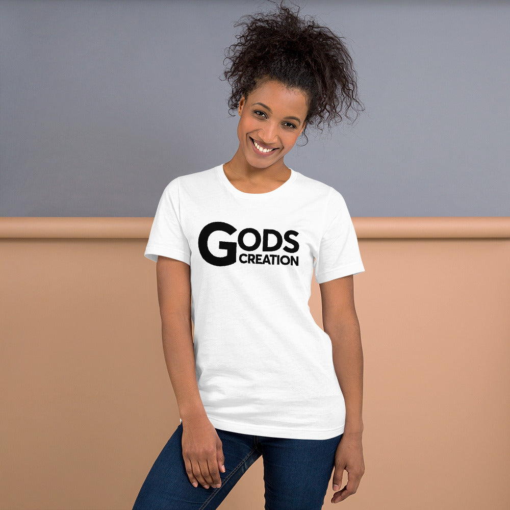 Gods Creation T-Shirt Female Black Sign